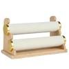 Detachable Tiered Rack Bracelets and Bangles Storage Shelf Bamboo Jewelry Display Stand for Retail and Exhibitions