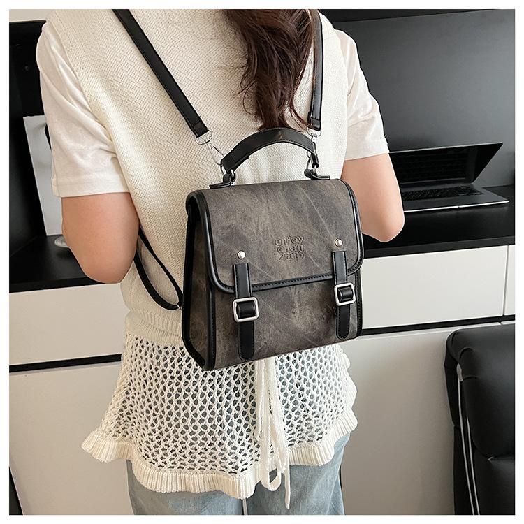 College-Stil Retro-Rucksack Modehandtasche Damen Nische Großer Fassungsvermögen Rucksack