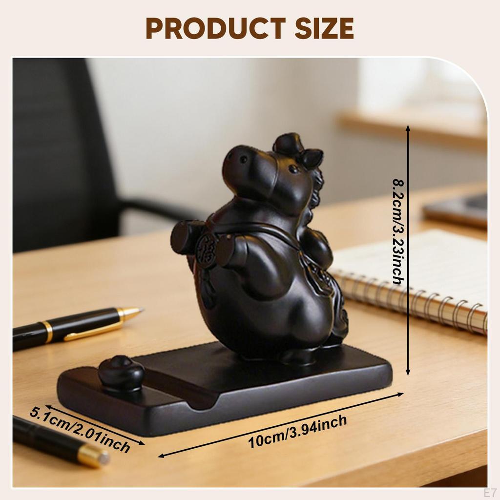 Cardboard Horse Figurine, Sculpture, Tabletop Phone Stand, Desk Ornament, Resin Animal, Suitable for