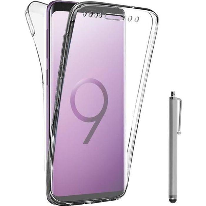 Coque Silicone Gel - Samsung - Galaxy S9 - Protection intégrale - Ultra mince - Transparent