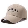 1pc Soft Retro Letters Baseball Caps for Women,solid Color Embroidered Sun Hat Adjustable Men Sports Peaked Cap Trucker Dad Hats