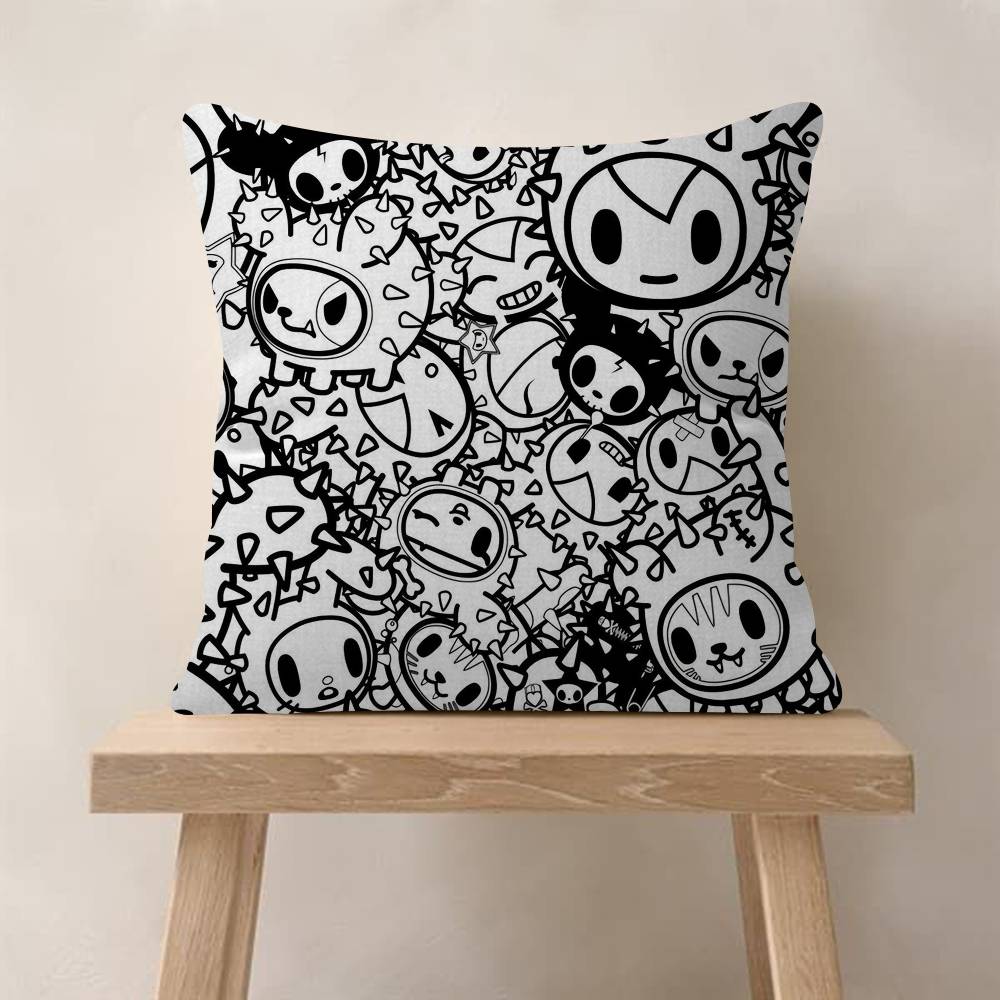 Cartoon Art Kawaii TownTokidokiinside Pillow Anime Pillow Sofa Bed Head Pillow Cover Cushion Cover Fashion