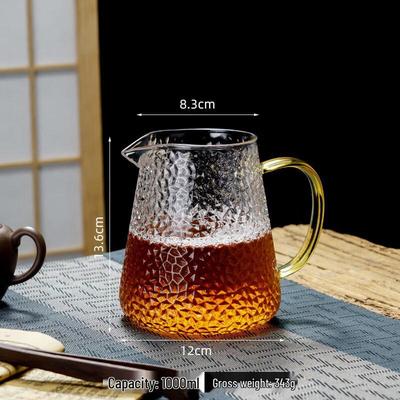 Hammered High Borosilicate Glass Gongdao Cup