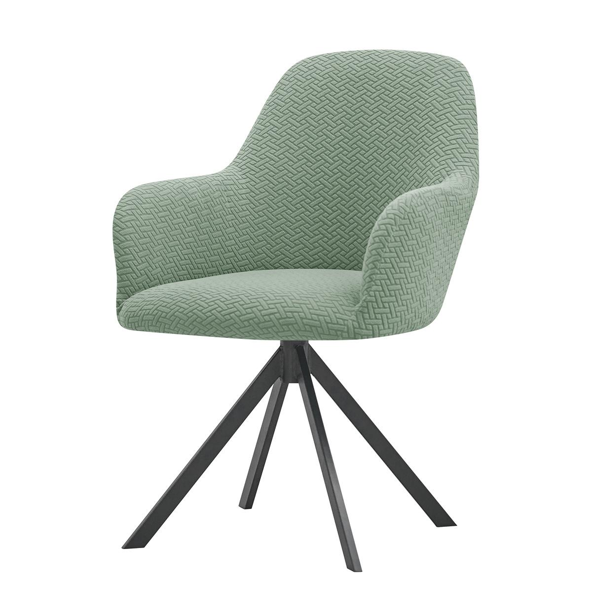 

Elastic Stretch Chair Cover for Dining Room Knitted Jacquard High Armrests Chair Cover Designer Patterned Chair Cover 1 pce