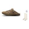 Mizuno LG 60S Hausschuh Herbst Winter Verdickt Warm Tägliches Pendeln Vintage Mode Vielseitig Dicke Sohle Erhöhte Höhe Verschleißfest D1GH252503