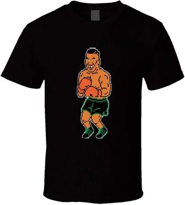 Mike Tyson Punchout Boxing Video Game T Shirt Black Unisex T-Shirt