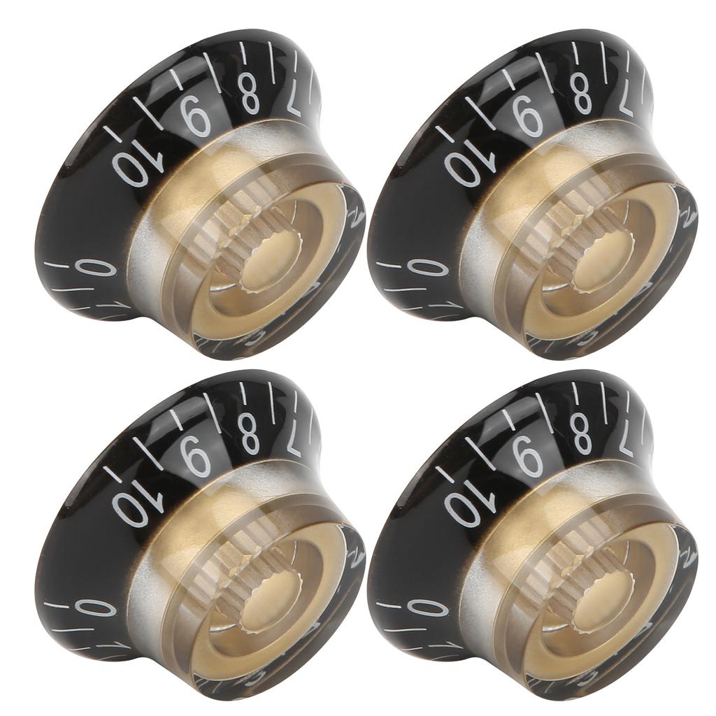 4 Stück Zylinderknöpfe E-Gitarre Lautstärke Tonregler Potentiometer für EPI LP Zubehör