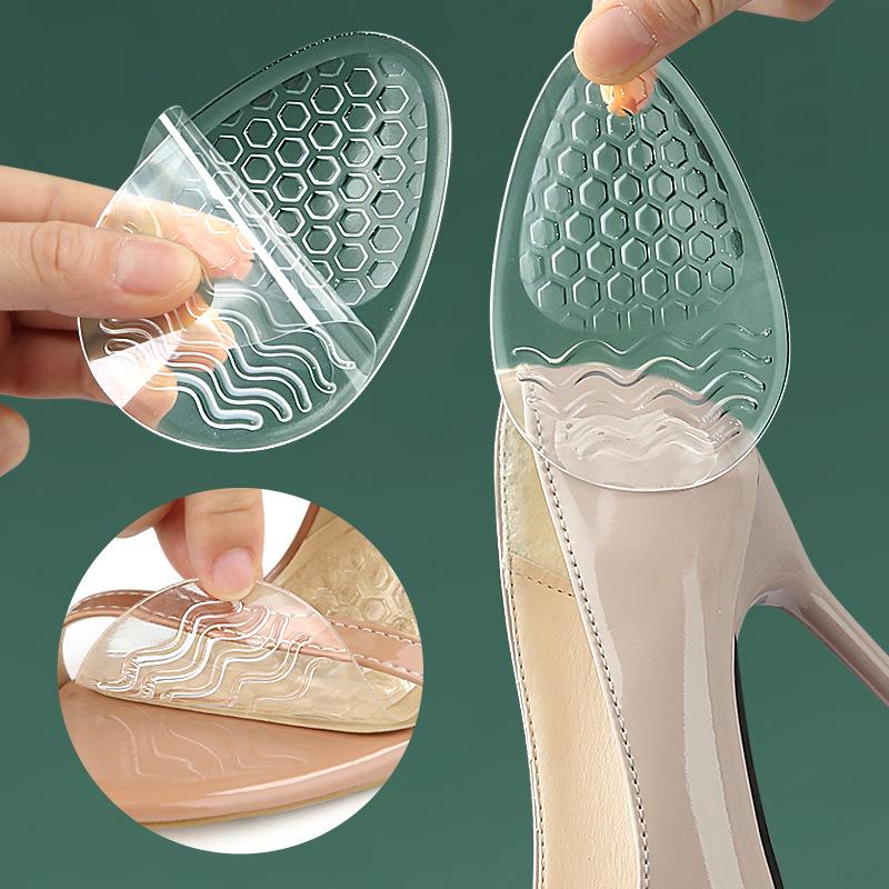 Soft GEL Forefoot Pads: Honeycomb, Shock-Absorbing, Anti-Slip Insoles for High Heels
