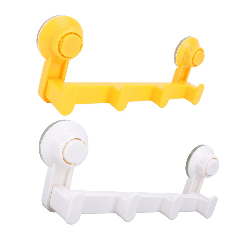 Vacuum Suction Cups and Row Hooks 5kg Wall Mounted Suction Hanger No Drilling Wall Hooks for Bathroo
