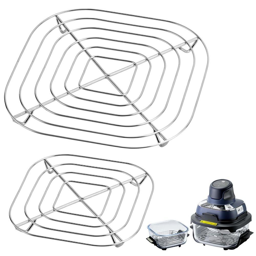 SUS304 Air Fryer Accessories Easy Clean Cooking Rack for Ninja Crispi FN101/AS101 Kitchen