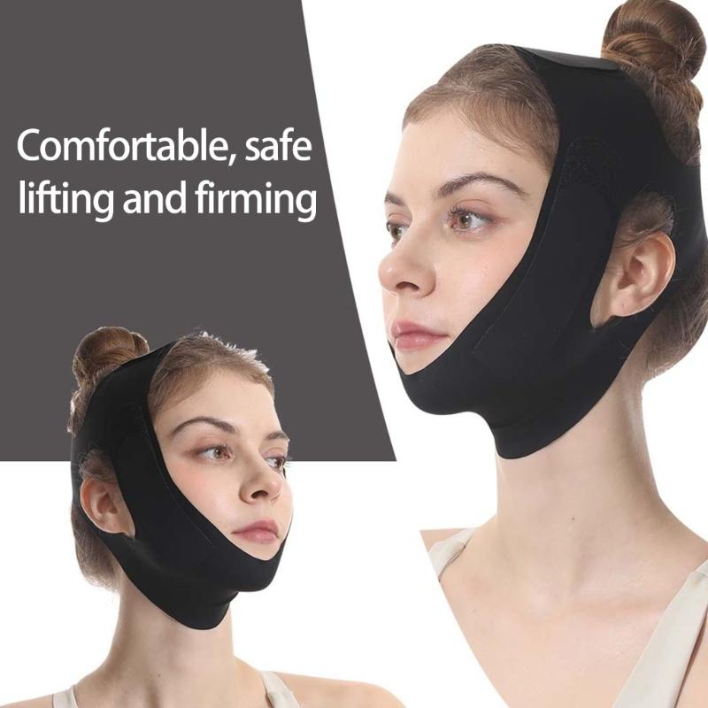 Adjustment Face Strap For V Shape Sleep Mask Extra Long Design Breathable Overnight Face Lifting And Tightening