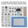 Rubber Stamp Carving Handcraft Set Hand Sculpture Stamp DIY Tool Kit