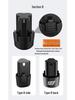 12V Lithium-Ion Universal Charger for Electric Drills, High-Capacity Tools, Screwdrivers, and Pistol Drills