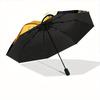 1pc Panda Books Auto Open/close, All-Season Portable Folding Umbrella for Women & Men, Travel, Everyday, Formal Events -06143