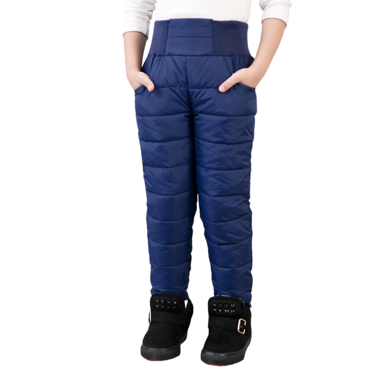 

Kids Pants - Thermal Cotton Trousers 150 тёмно-синий
