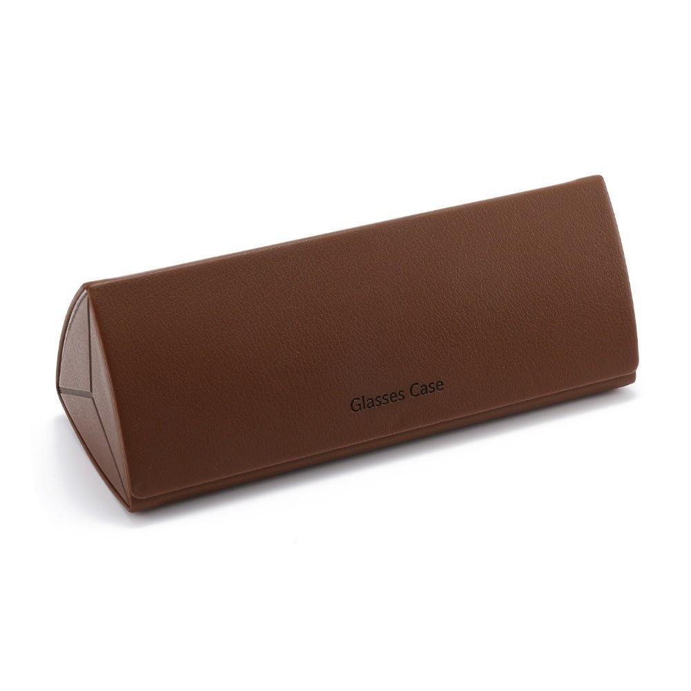 Hard Shell Glasses Box Leather Sunglasses Storage Box Vintage Spectacle Case for Women Men