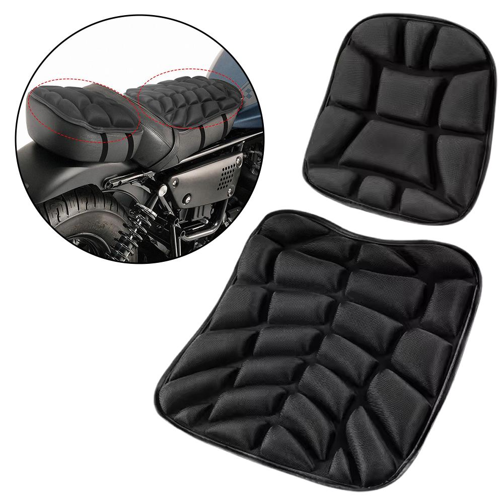 Motorcycle Seat Cushion 3D Gel Breathable Shock-Absorbing Cushion Cover Comfort For Universal Mountain/Adventure Bikes