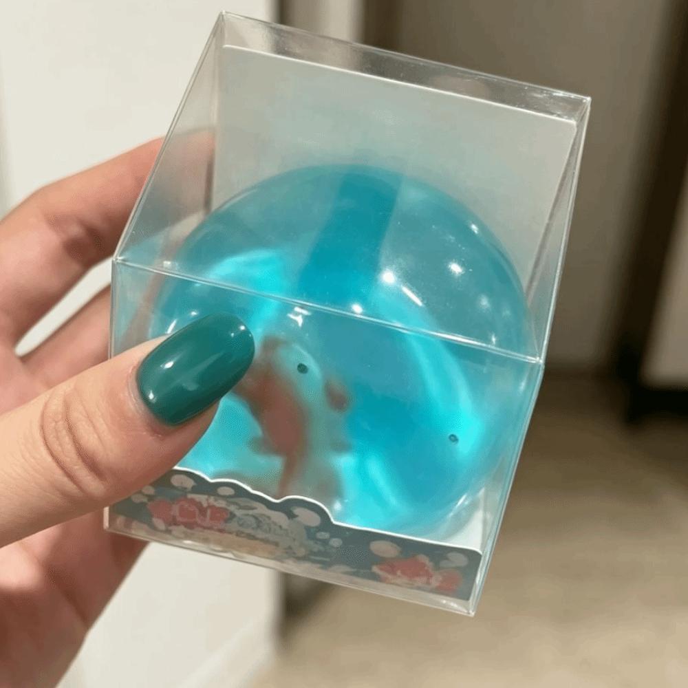 Slow Rising Goldfish Ball Squishy Toy Transparent Goldfish Ball Squeeze Toy Relief Toy