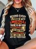 Multiple Sclerosis Awareness Family Support T-shirt