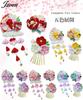 JZOON Hair Ornament Perfect for and Includes Available In 5 and H4003 Shichi-Go-San 3-Piece Set, Tsumami-zaiku (Handmade) Design, Coming-of-Age