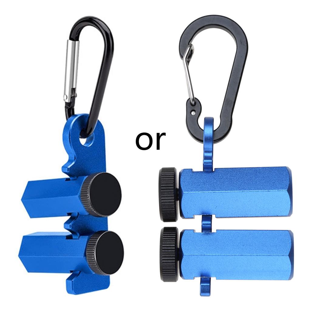 Stair Layout Framing Square Attachment Metal Tall Stair Gauges with Carabiner