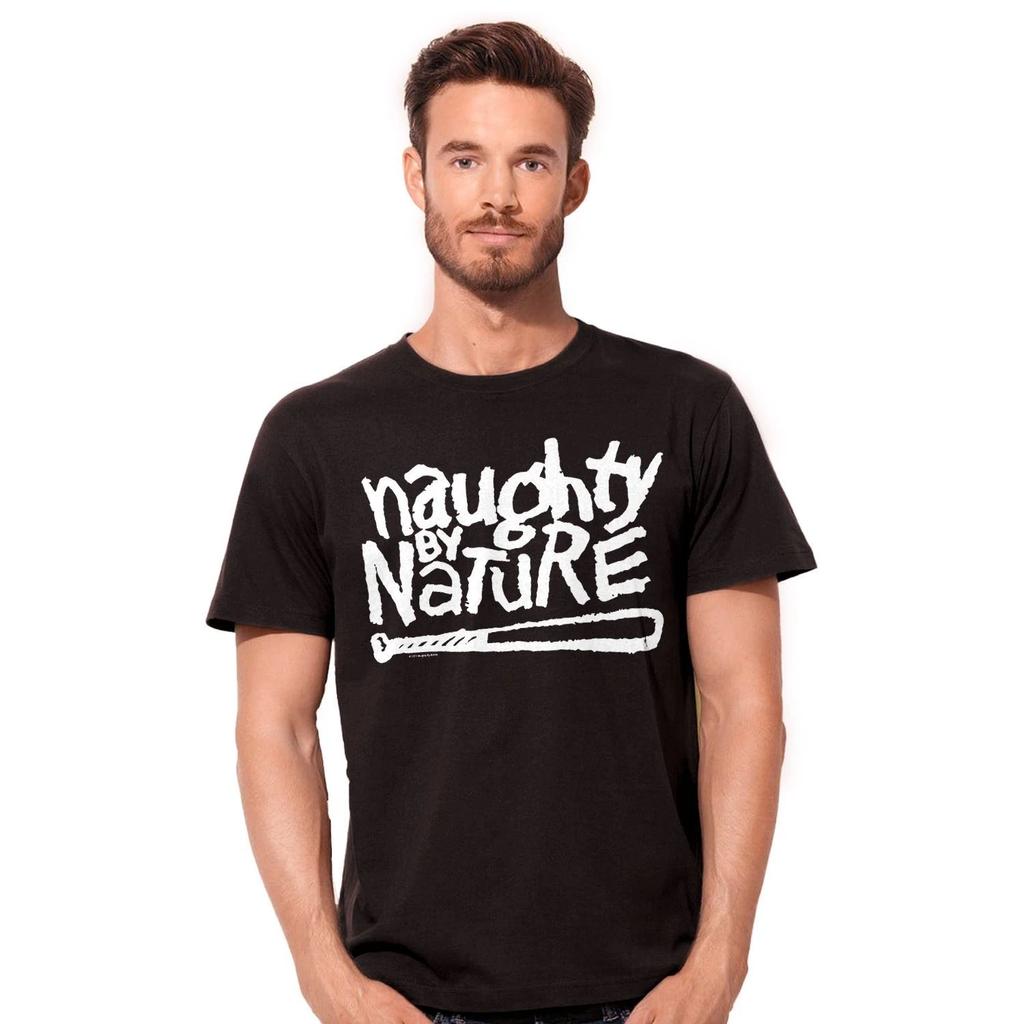 Naughty by Nature Offizielles Trikot Original Schwarz Hip Hop Rap T-Shirt-