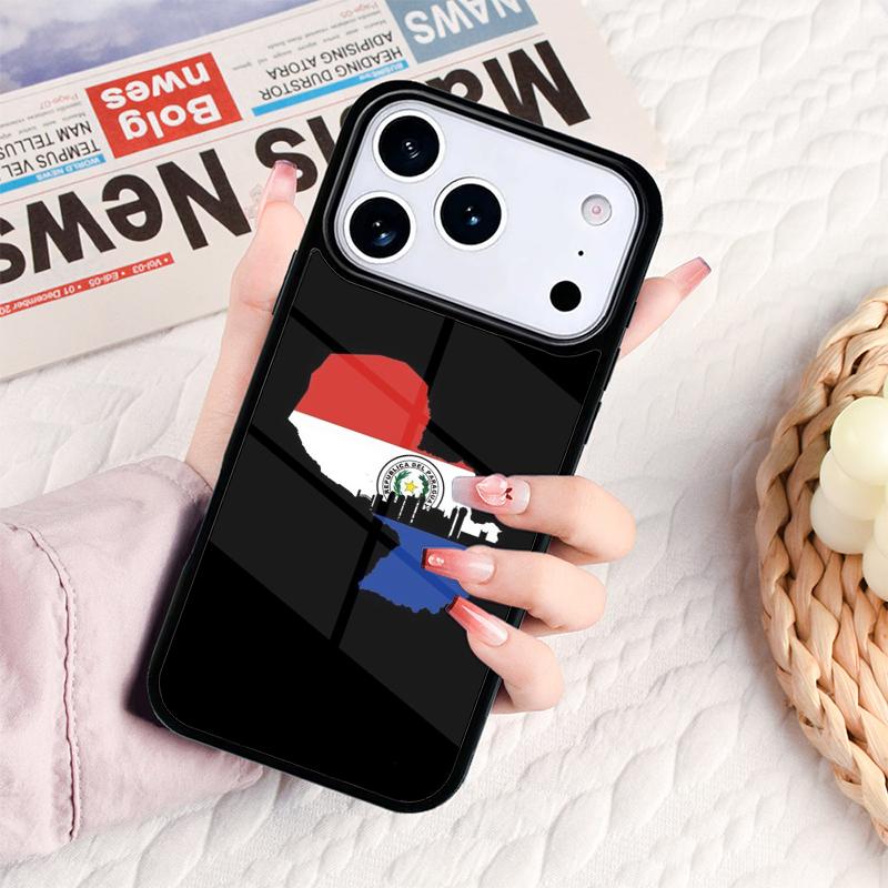 Paraguay Flag Phone Case For IPhone 17 16e 15 14 13 12 11 Pro Max Air Mini Soft Protective Cover