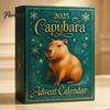 Chilliest Holiday Countdown 2025 Capybara Advent Calendar 24 Days Christmas with Quirky Decor Pcs 2D/3D Ornaments Surprise Gift for Whimsical
