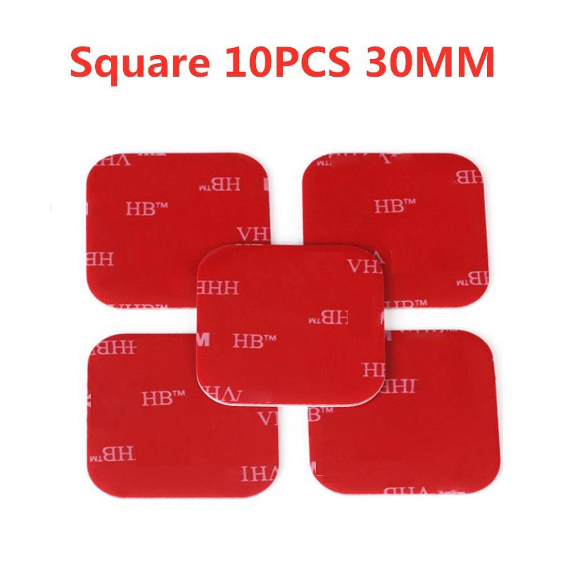 10Pcs Transparent Acrylic Double-Sided Adhesive Sticker Strong Adhesive Patch Waterproof No Trace Double-Sided Mounting Gel Pad