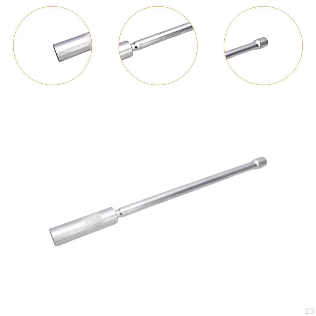 Spark Plug Wrench 12 inch Extended Point Flexible for Quick Removal and Installation