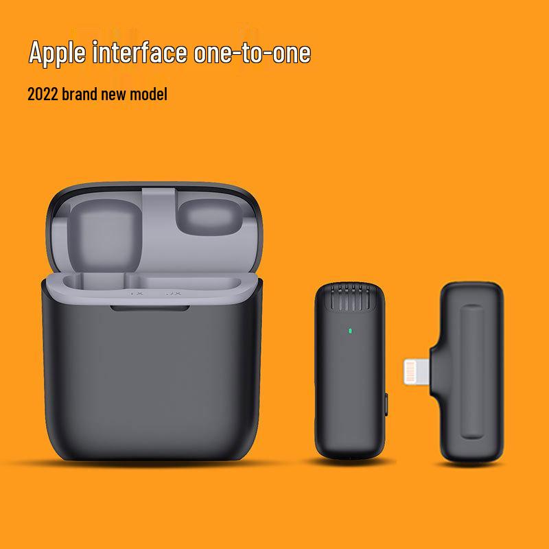 J13 Wireless Lapel Microphone with Charging Case for Live Streaming & Mobile Recording