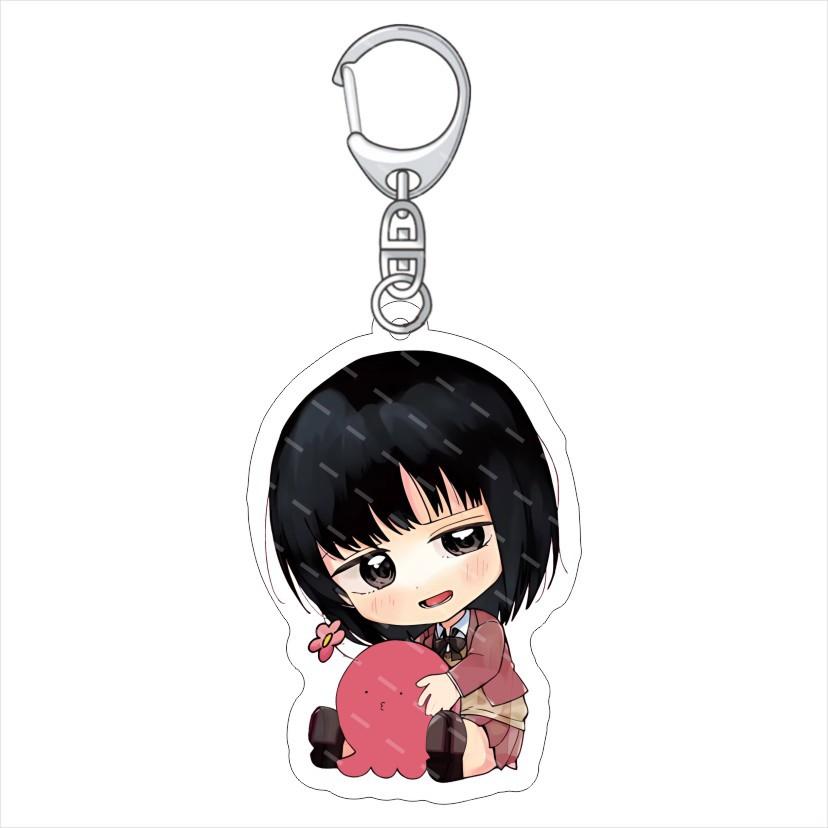 Takopi’S Original Sin Japanese Anime Peripherals Acrylic Keychains Collectible Backpack Key Ring Creative Birthday Gifts Toy