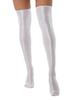 Womens Glossy Thigh High Stockings Solid Color Stretchy Socks 1 Pair Costume Accessories