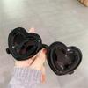 1pc Oversized Cute Heart-Shaped Inflated Sunglasses for Women Trendy Chunky Sun Glasses Retro Thick Frame Funny Shades