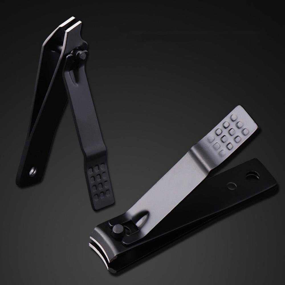 Stainless Steel 7-Piece Nail Set Elegant Black Nail Clippers Nail Clippers Nail File Full Manicure Beauty Tools