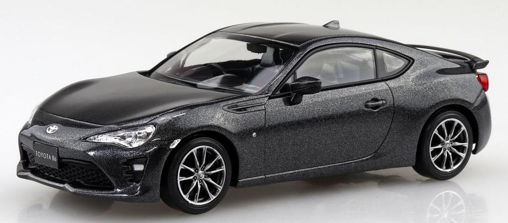 Aoshima Bunka Kyozai Rakupla Snap Kit Toyota 86 Dark Gray Metallic Plastic Model 1/32 No.08-DG Pre-painted (Automobile)