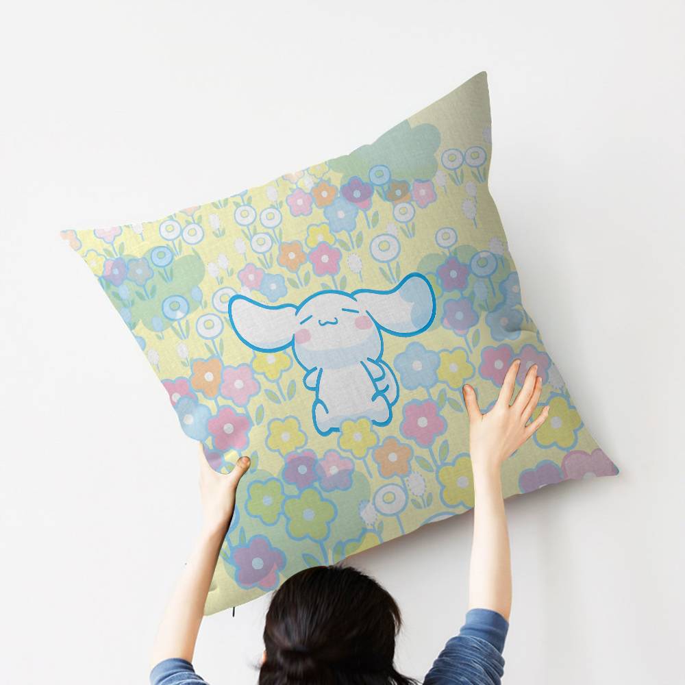 Мультяшный Милый C-CinnamorollS Наволочка Дюймы Декор в деревенском стиле Домашние Декоративные Подушки для Дивана 12x12Inch