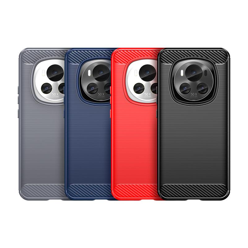 For Cover Huawei Honor Magic 6 Case Honor Magic 6 5G Capa New Shockproof Bumper Soft TPU Carbon Fiber Cover Honor Magic 6 Pro 5G
