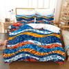 Home Textile Splicing Quilt Cover Digital Printing Three-Piece Set 3D