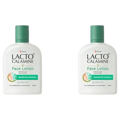 Gesichtslotion 120ml Kaolin-Tonerde & Aloe Vera 2er-Pack Tägliche Feuchtigkeitspflege für Mischhaut bis normale Haut Ölkontrolle