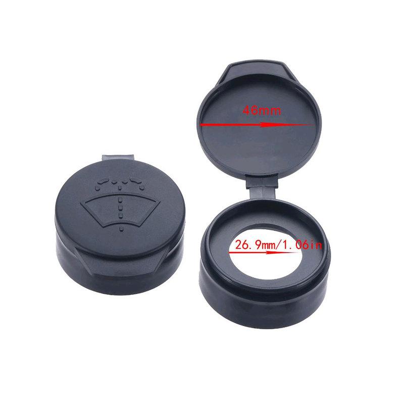 1pc Car Windshield Wiper Washer Fluid Reservoir Tank Bottle Cover Car Wiper Cap Accessories for Tesla Model 3/S/X/Y 2017 -