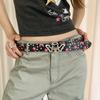 PU Leather Strap Star Print Belt Casual Y2K Waistband Decorative Jean Belt  Mini Skirt Styling