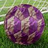 1pc Colorful Star Theme Soccer Ball Football, Size 5, Lightweight PVC, Outdoor Training Soccer Ball,Gift J6146