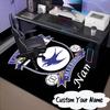 Custom Name Cardiff FC Crest Rug for Living Room, Game Rooms, Office, Bedroom, Floor Mat Playful Design, Fan Gifts Christmas Decor