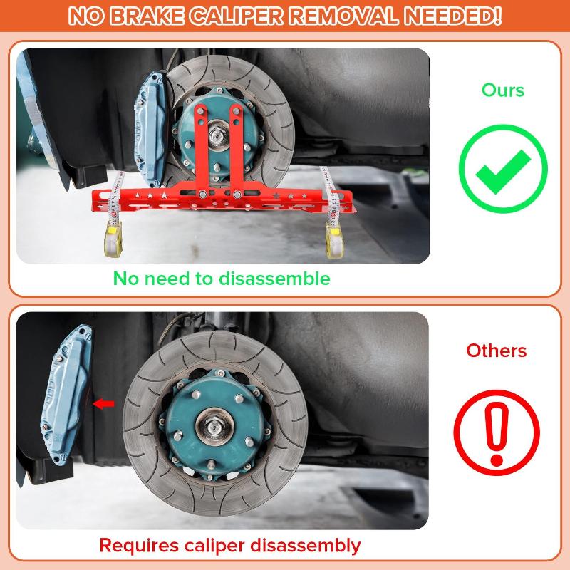 Automobil Zehenplatten Automobil Zehenausrichtungswerkzeug für den Heimgebrauch Mehr Fahrzeugmodelle Hochbelastbares Radachsvermessungswerkzeug-Kit