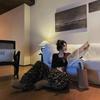Korean INS Style Women's Soft Tiger Stripe Sweatpants - Cozy Winter Wear for Indoors & Outdoors
