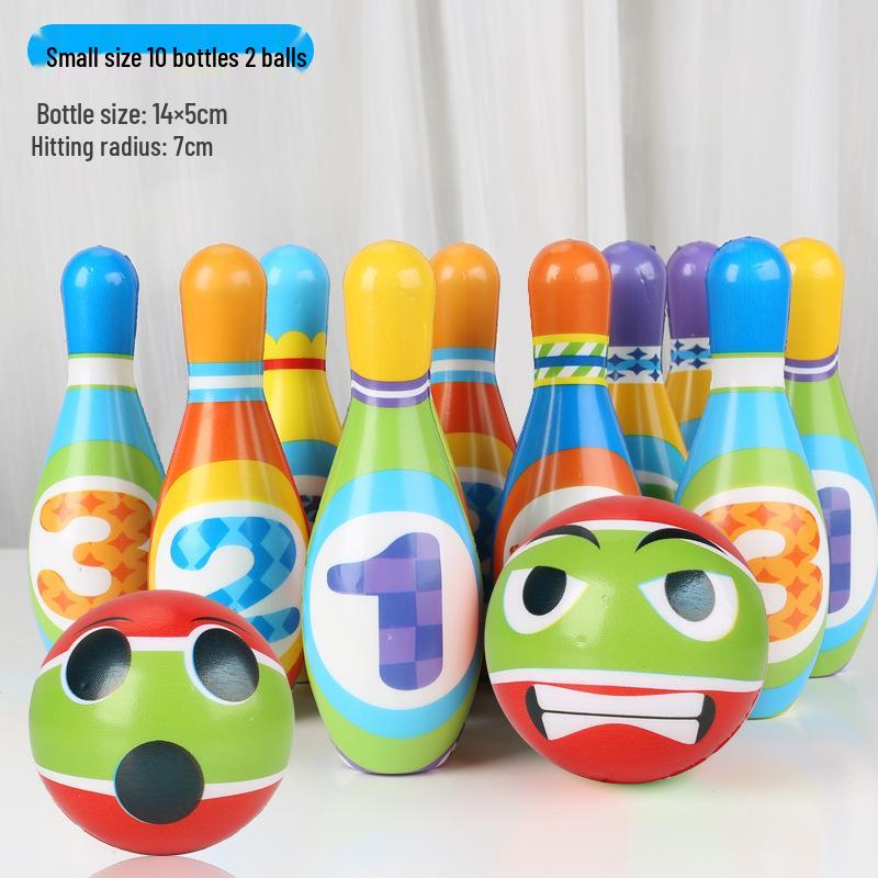 

Очень большой детский боулинг-набор для детей 3-6 лет: Игра для родителей и детей в помещении и на улице