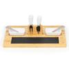 Bamboo Board for Serving Cheeses and Charcuterie, 40x30 Cm Board