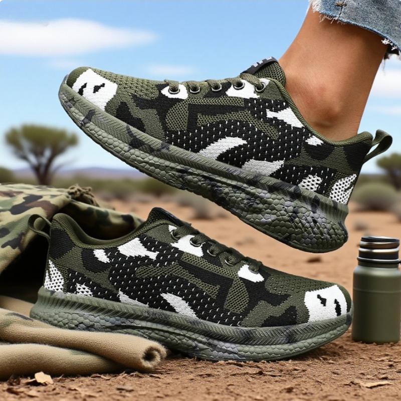 Women'S Work Shoes Fashionable Breathable Running Shoes Anti Slip Wear-Resistant Construction Site Work Military Farmers' Shoes