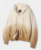Dimiteulibeullaeg 2Way Essential Gradient Hairy Zip-Up Hoodie_Oatmeal